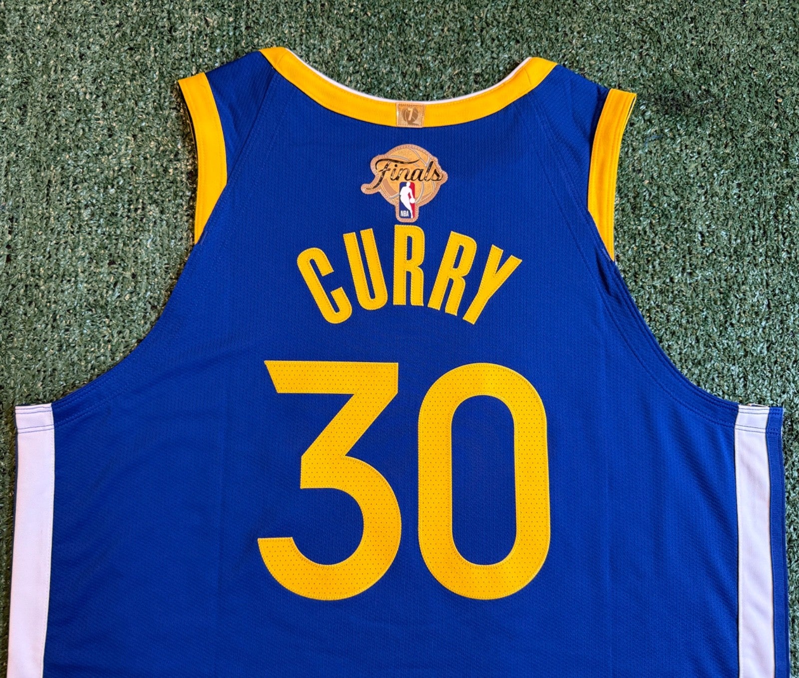 Steph Curry Golden State Warriors Jersey #30 Nike ADV Authentic Blue Size 48 (L) NBA
