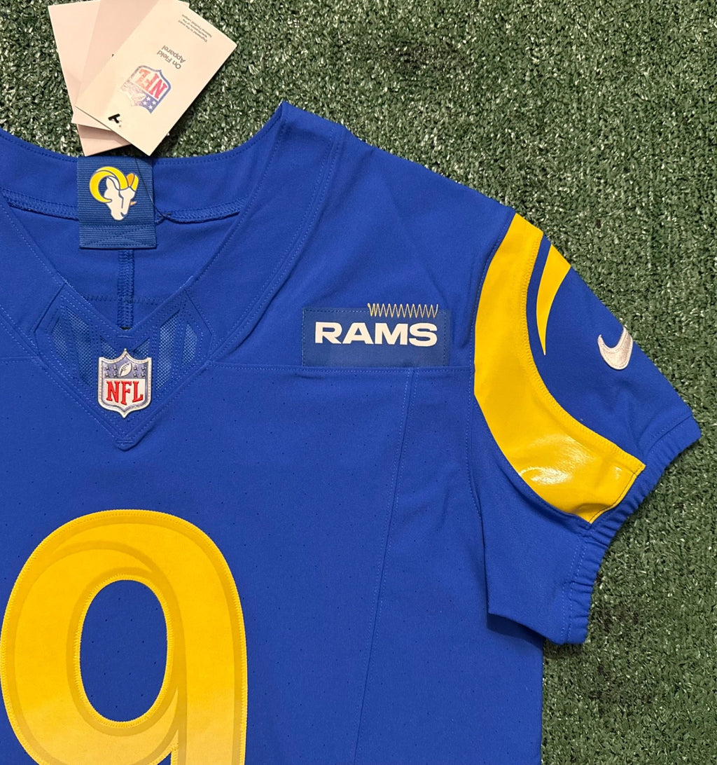 Matthew Stafford Los Angeles Rams Jersey #9 Nike Vapor FUSE Elite blue Size 40 (Medium) NFL