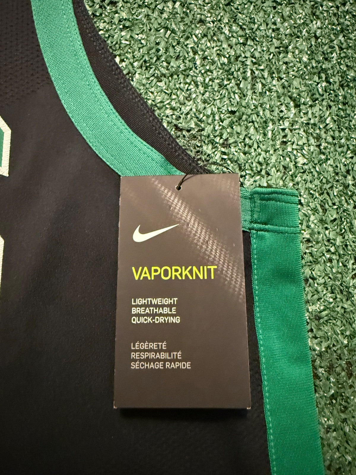Jaylen Brown Boston Celtics Jersey #7 Nike Vaporknit Authentic Black Size 48 (Large) NBA