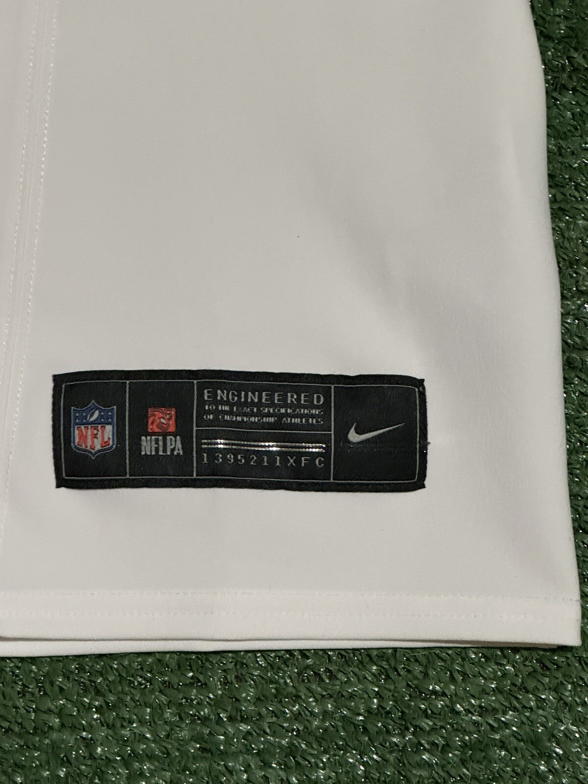 Sauce Gardner New York Jets Jersey #1 Nike Vapor Fuse Elite White Size 40 (M) NFL