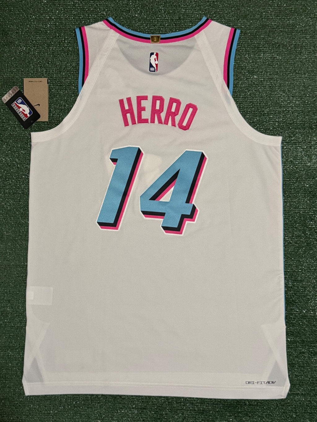 Tyler Herro Miami Heat Jersey #14 Nike ADV Authentic White Size 48 (Large) NBA