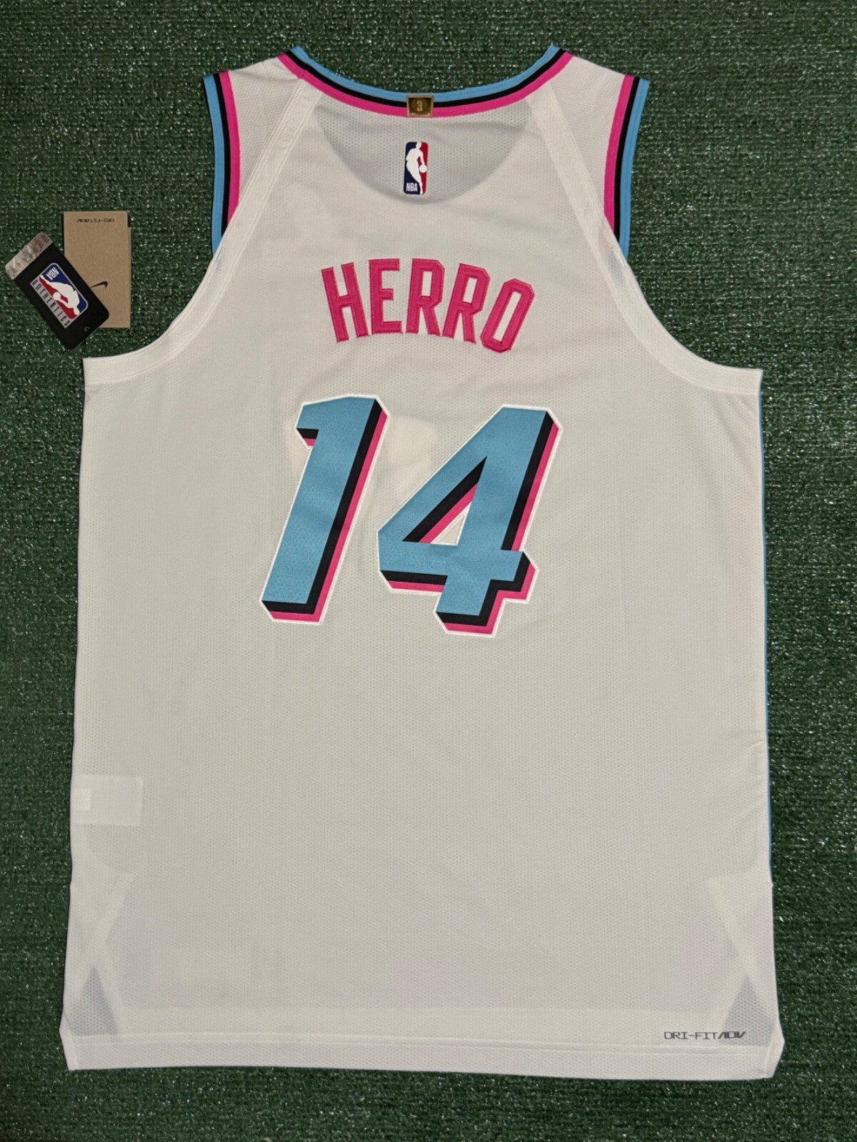 Tyler Herro Miami Heat Jersey #14 Nike ADV Authentic White Size 48 (Large) NBA
