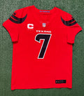 CJ Stroud Houston Texans Jersey #7 Nike Vapor Fuse Elite Red Size 44 (L) NFL