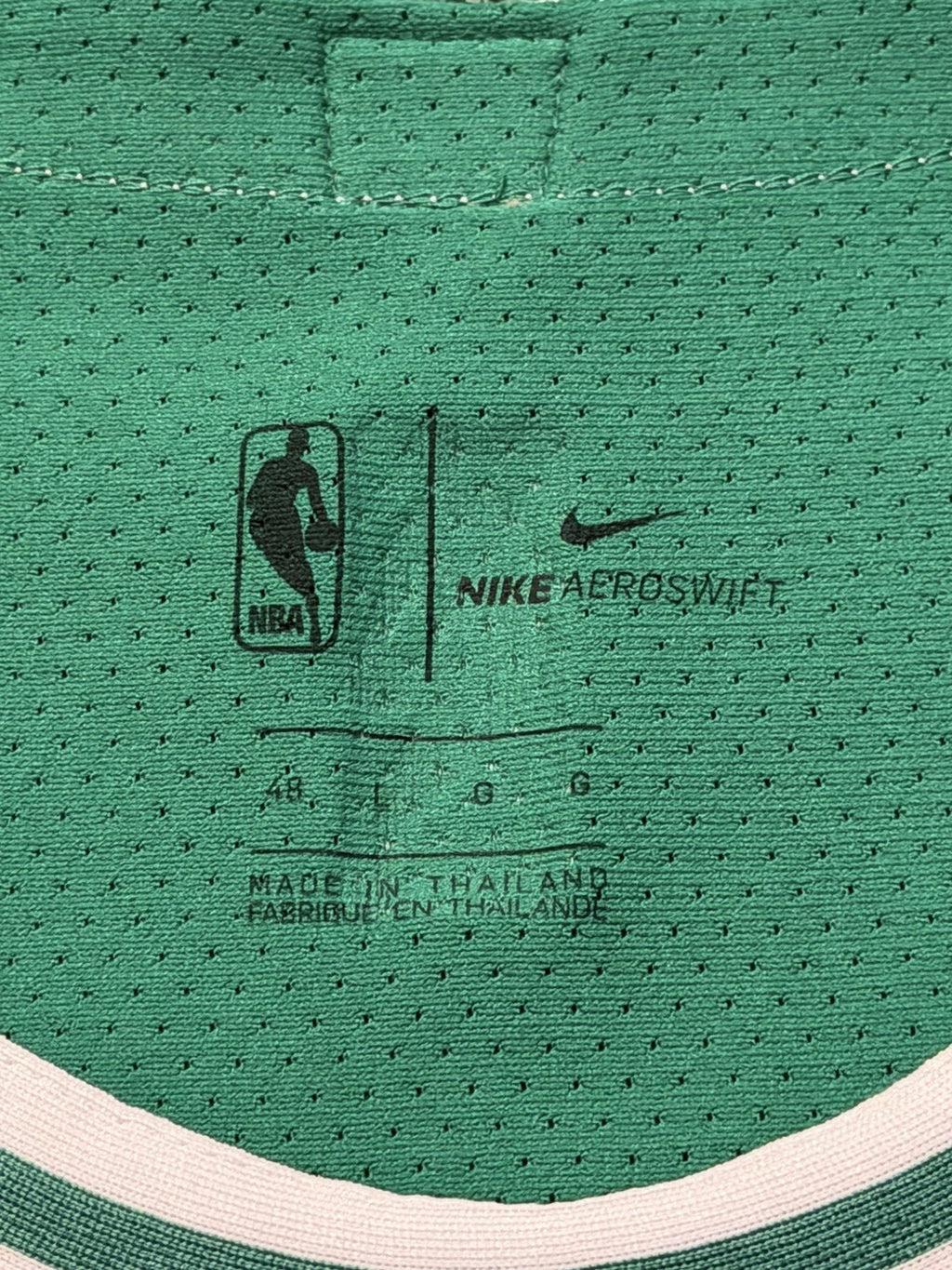 Jayson Tatum Boston Celtics Jersey #0 Nike Aeroswift Authentic Green Size 48 (Large) NBA