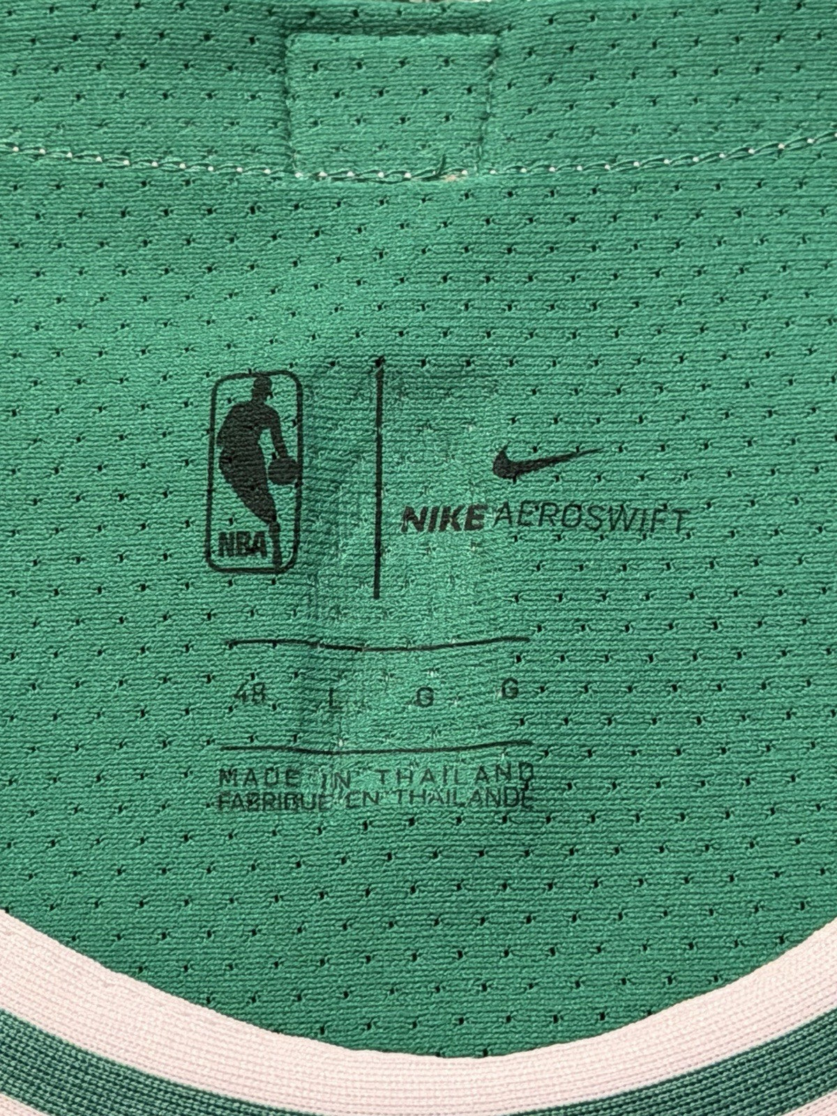 Jayson Tatum Boston Celtics Jersey #0 Nike Aeroswift Authentic Green Size 48 (Large) NBA