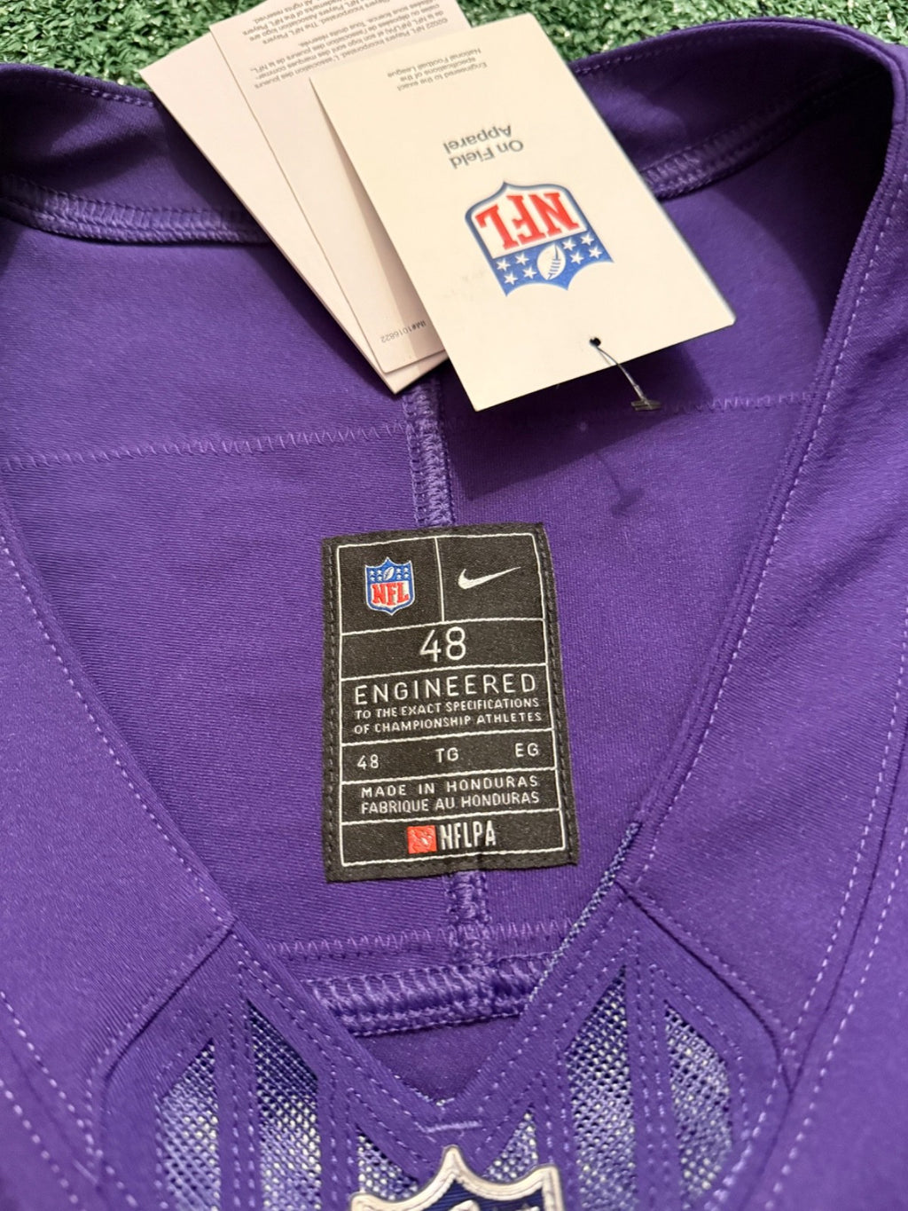 Lamar Jackson Baltimore Ravens Jersey #8 Nike Vapor FUSE Elite Purple Size 48 (XL) NFL