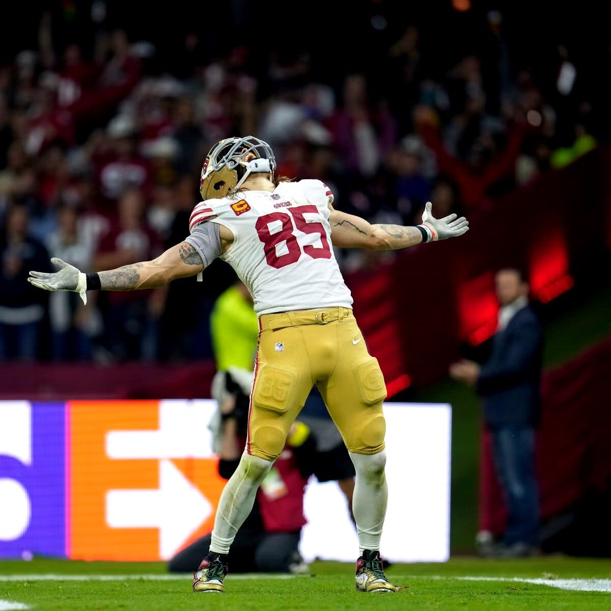 George Kittle San Francisco 49ers
Jersey #85 Nike Vapor Elite white
Size 48 (XL) NFL