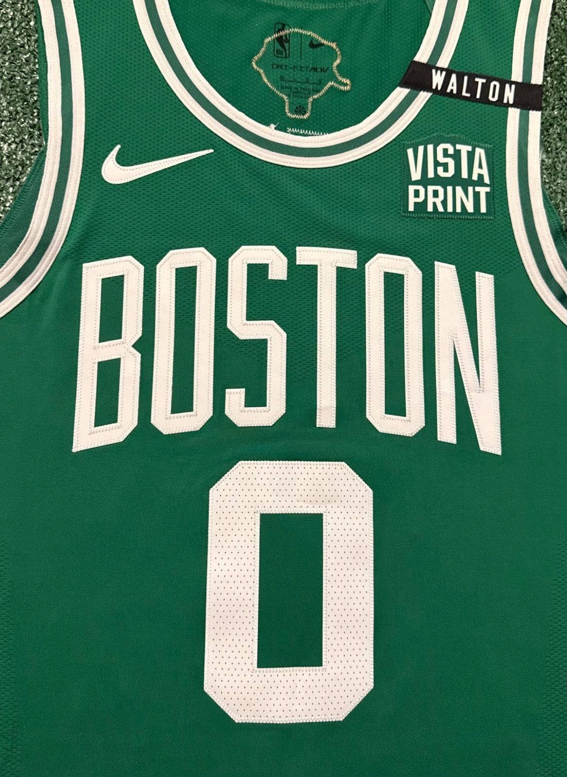 Jayson Tatum Boston Celtics Jersey #0 Nike ADV Authentic Green Size 48 (L) NBA