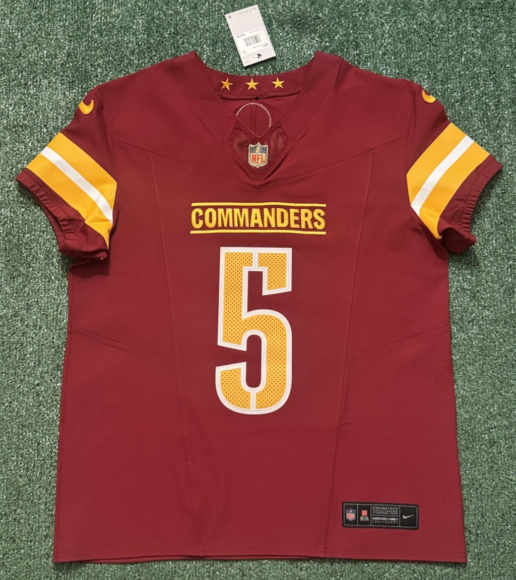 Jayden Daniels Washington Commanders Jersey #5 Nike Vapor Fuse Elite red size 44 (Large) NFL