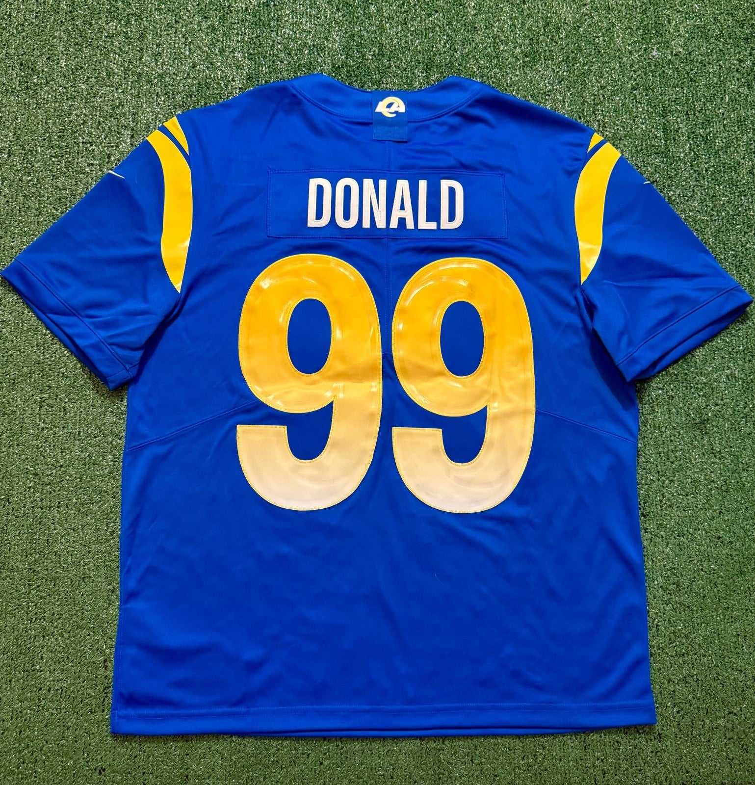 Aaron Donald Los Angeles Rams Jersey #99 Nike Vapor Limited Blue Size (XL) NFL