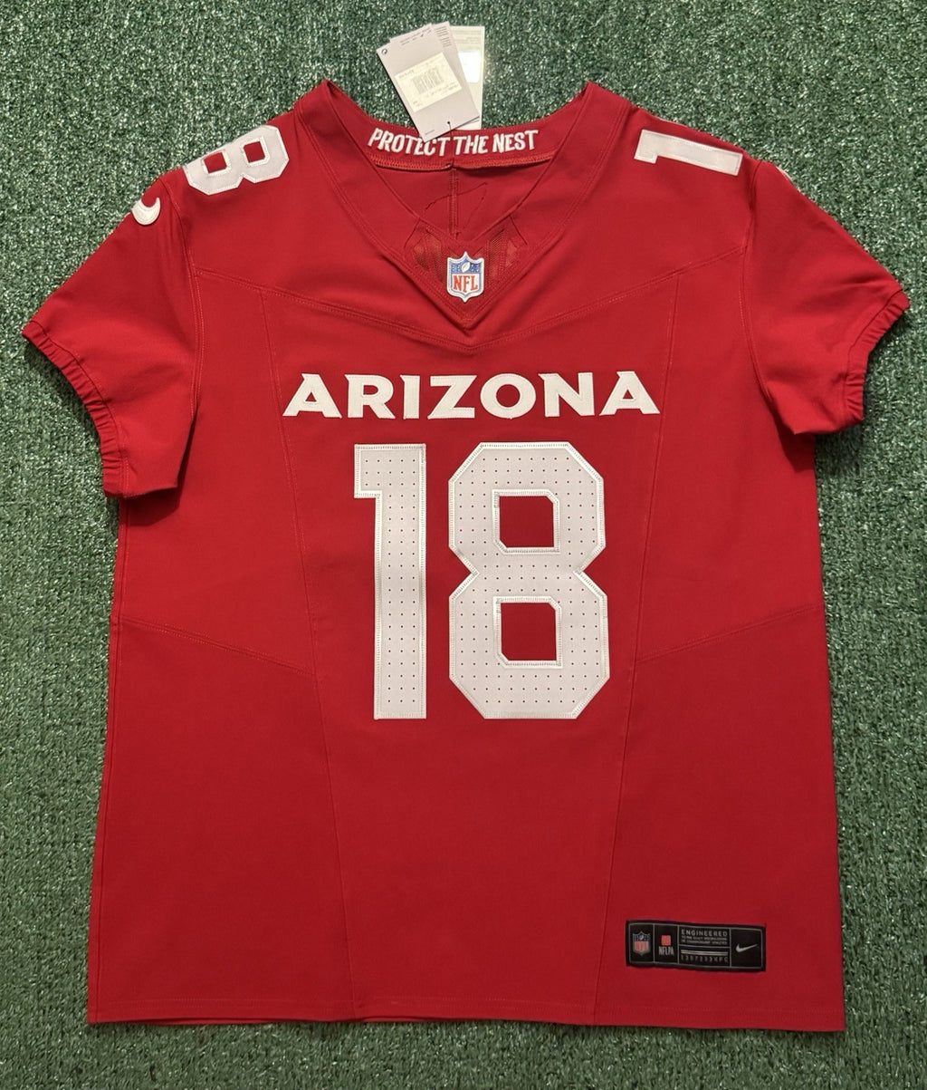 Marvin Harrison Jr Arizona Cardinals Jersey #18 Nike Vapor FUSE Elite red Size 44 (Large) NFL