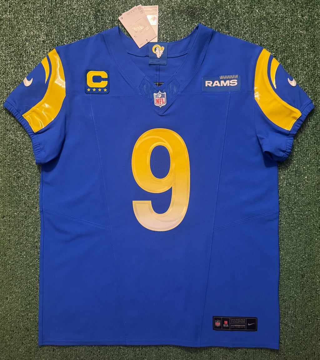 Matthew Stafford Los Angeles Rams Jersey #9 Nike Vapor FUSE Elite blue Size 44 (Large) NFL