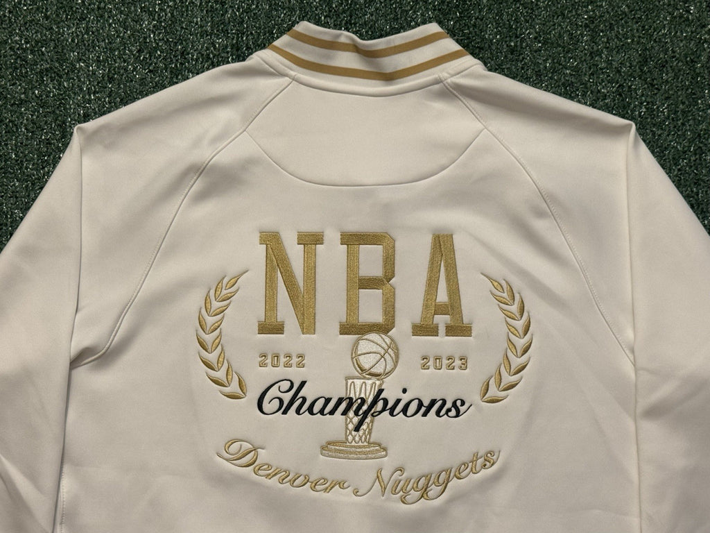 Authentic Denver Nuggets 2022-23 Nike NBA Champions Dri-Fit Full-Zip Jacket - L