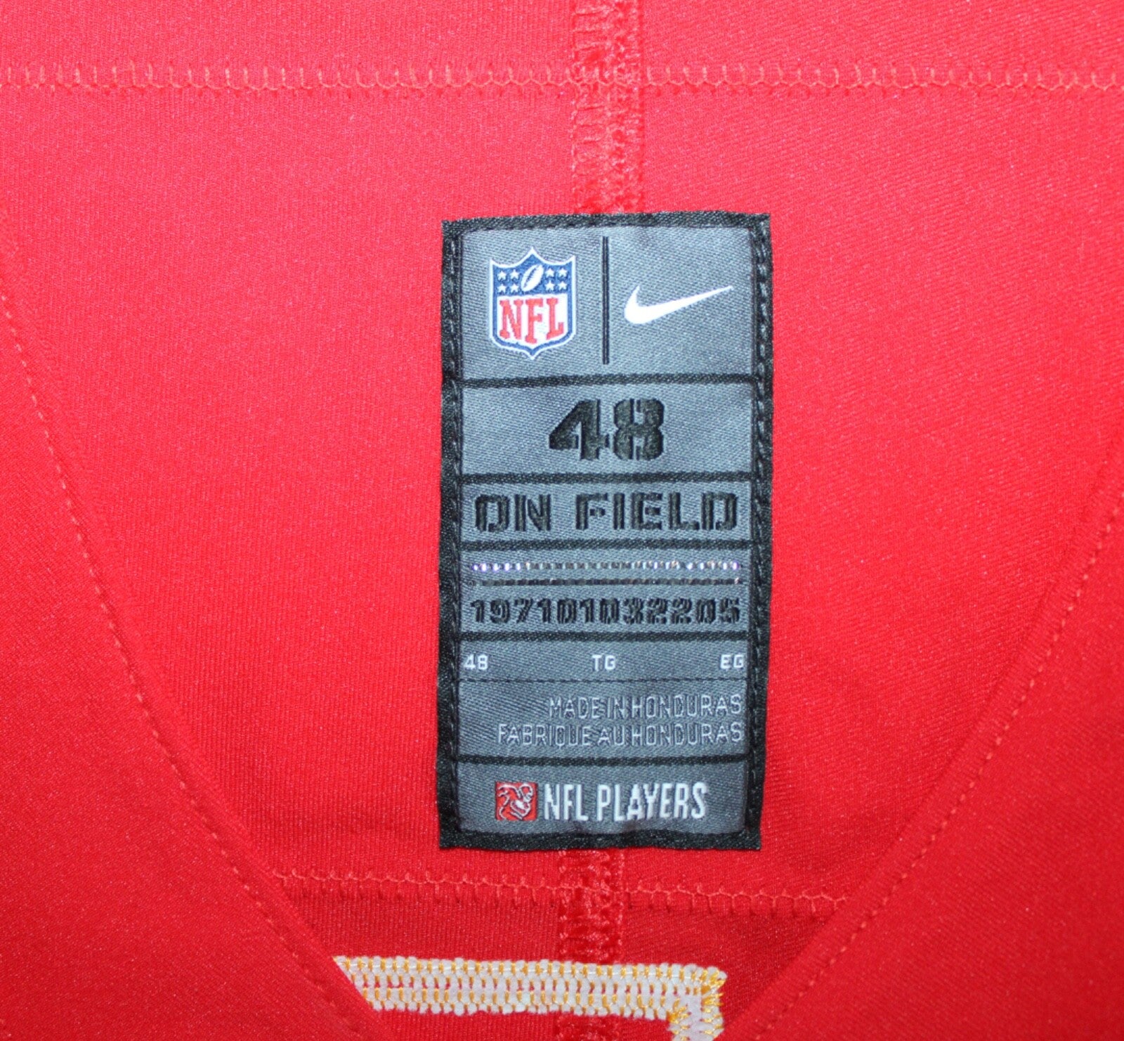Patrick Mahomes Kansas City Chiefs Jersey #15 Nike Vapor Elite Red Size 48 (XL) NFL