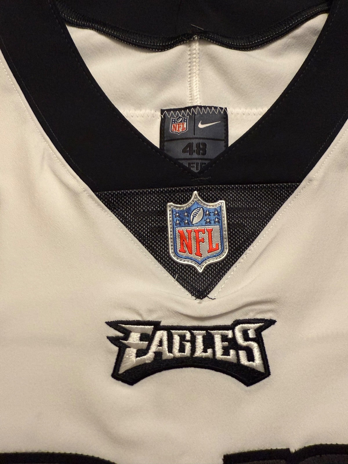 Jason Kelce Philadelphia Eagles Jersey #62 Nike Vapor Elite White Size 48 (XL) NFL