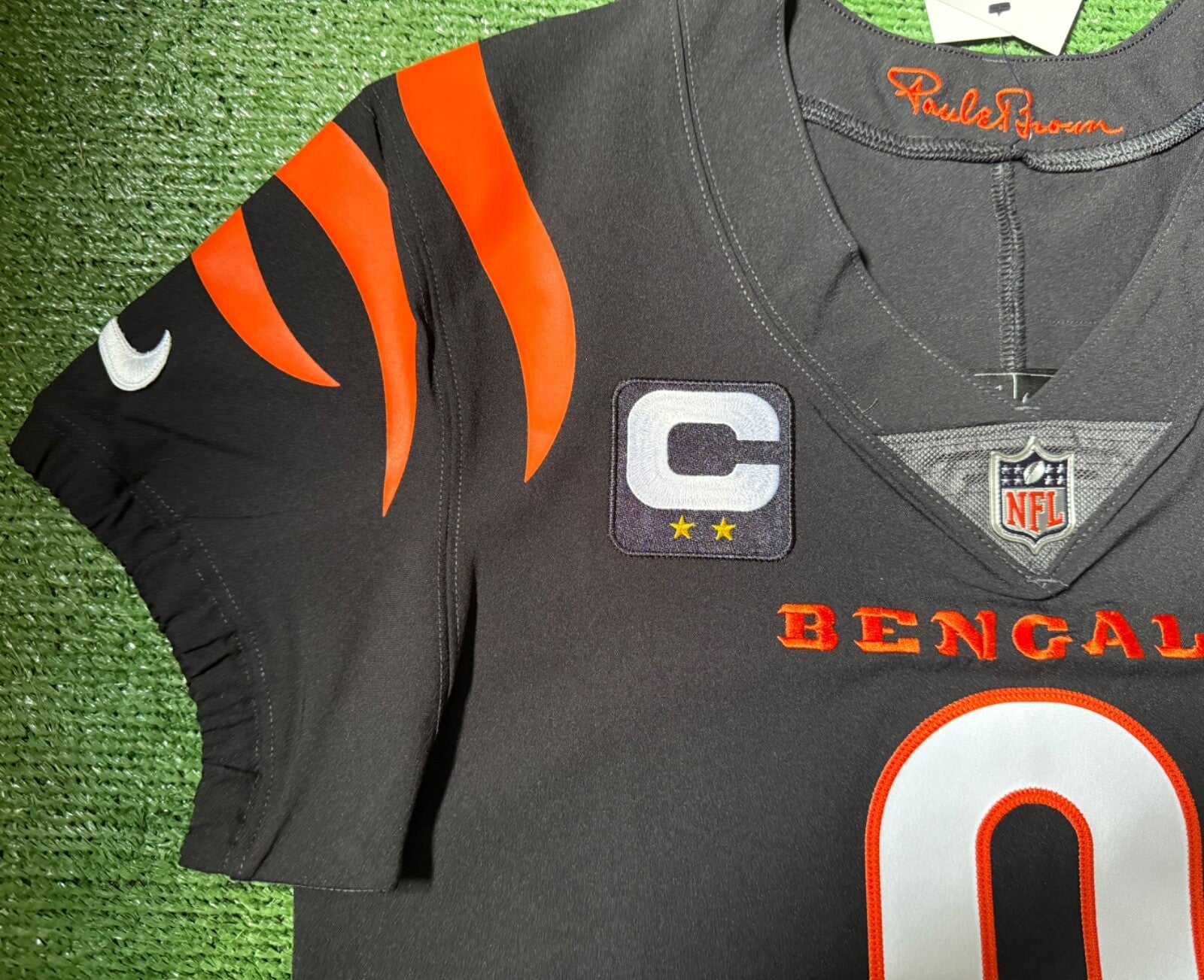 Joe Burrow Cincinnati Bengals Jersey #9 Nike Vapor Elite Black Size 40 (M) NFL