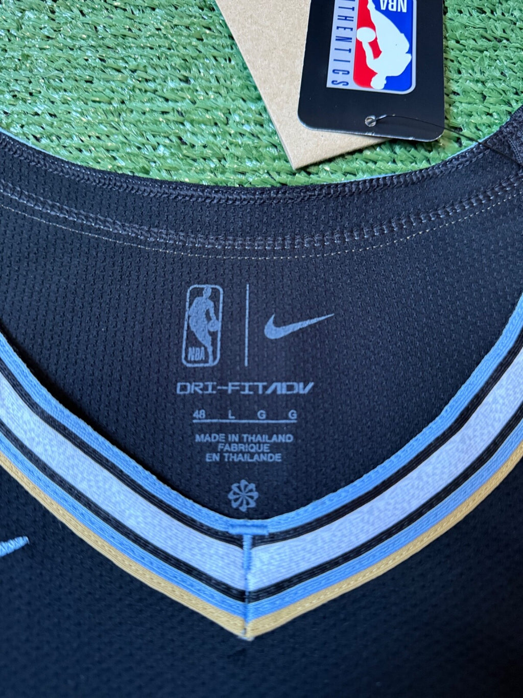 Ja Morant Memphis Grizzlies Autographed Jersey #12 Nike ADV Authentic Blue Size 48 (L) NBA