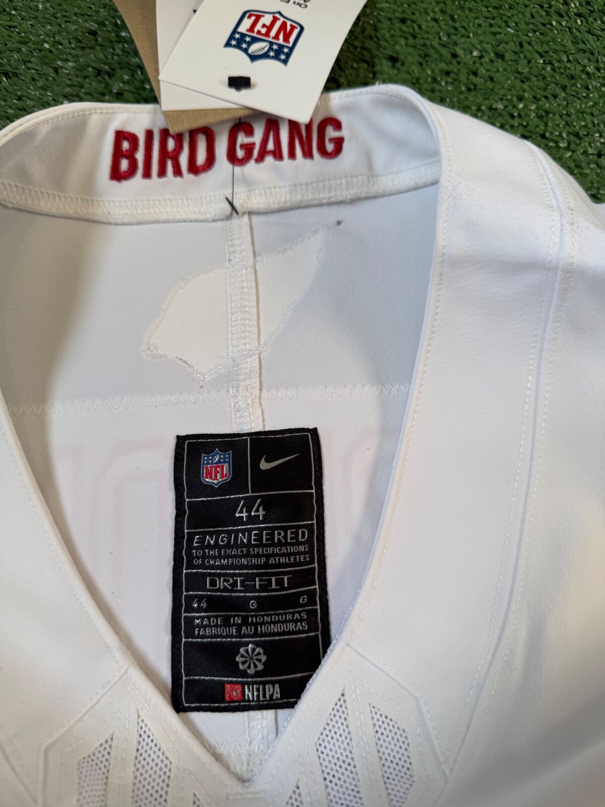 Marvin Harrison Jr Arizona Cardinals Jersey #18 Nike Vapor FUSE Elite White Size 44 (Large) NFL