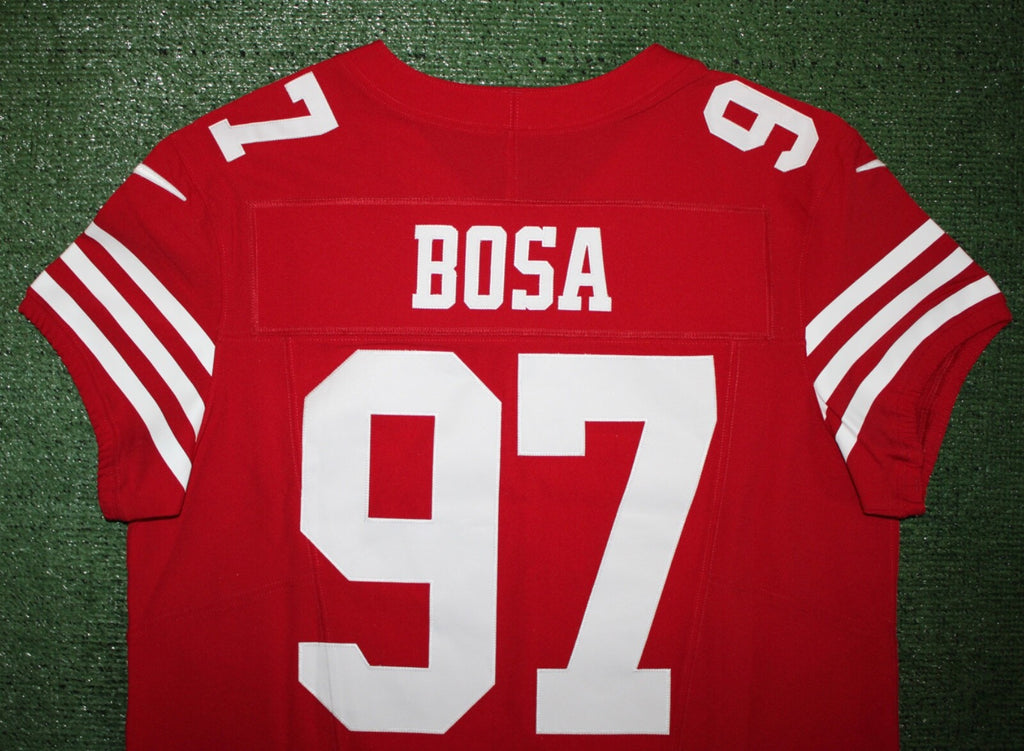 Nick Bosa San Francisco 49ers
Jersey #97 Nike Vapor FUSE Elite red Size 44 (Large) NFL
