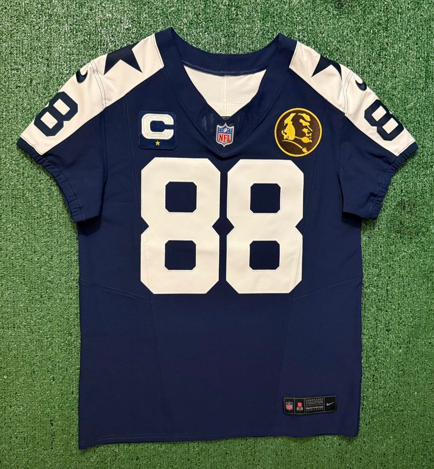 Ceedee Lamb Dallas Cowboys jersey #88 Nike Vapor FUSE Elite Navy size 40 (Medium) NFL