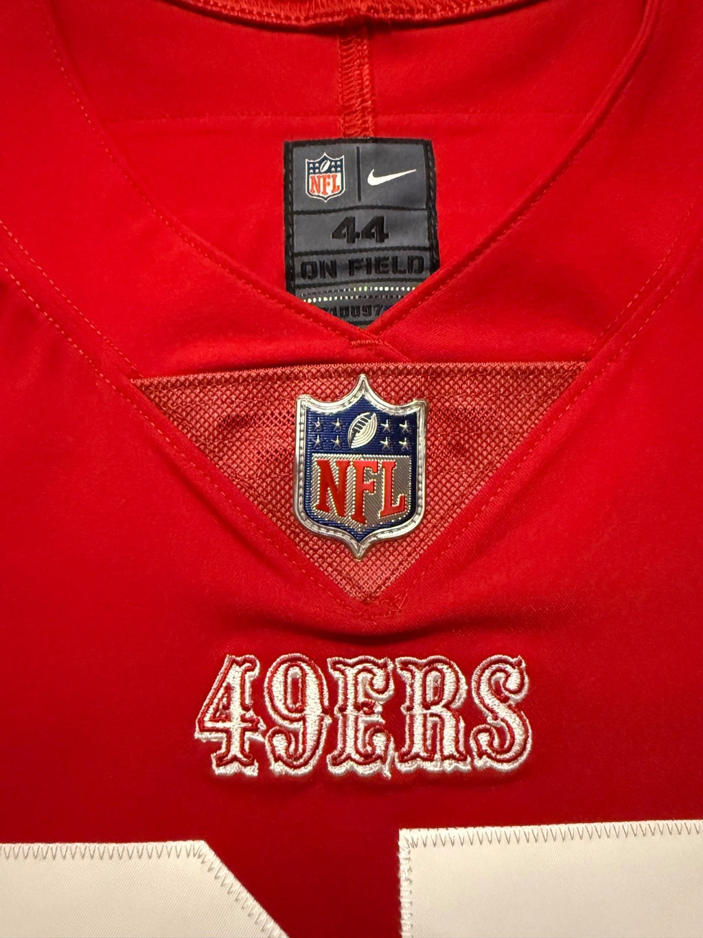 George Kittle San Francisco 49ers  Jersey #85 Nike Vapor Elite red Size 44 (Large) NFL