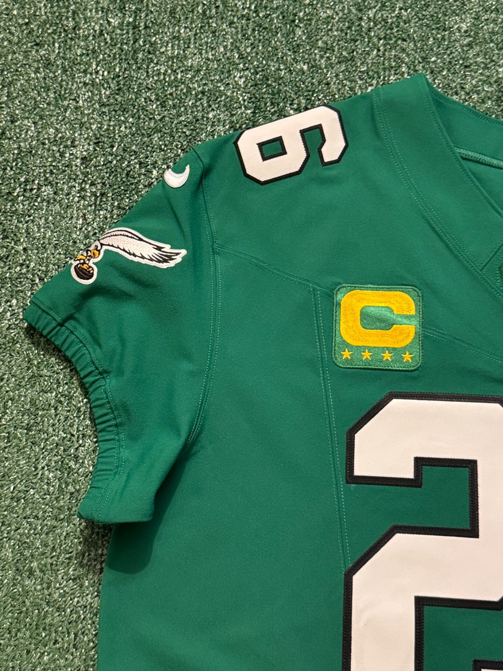 Saquon Barkley Philadelphia Eagles Jersey #26 Nike Vapor FUSE Elite Kelly Green size 48 (XL) NFL