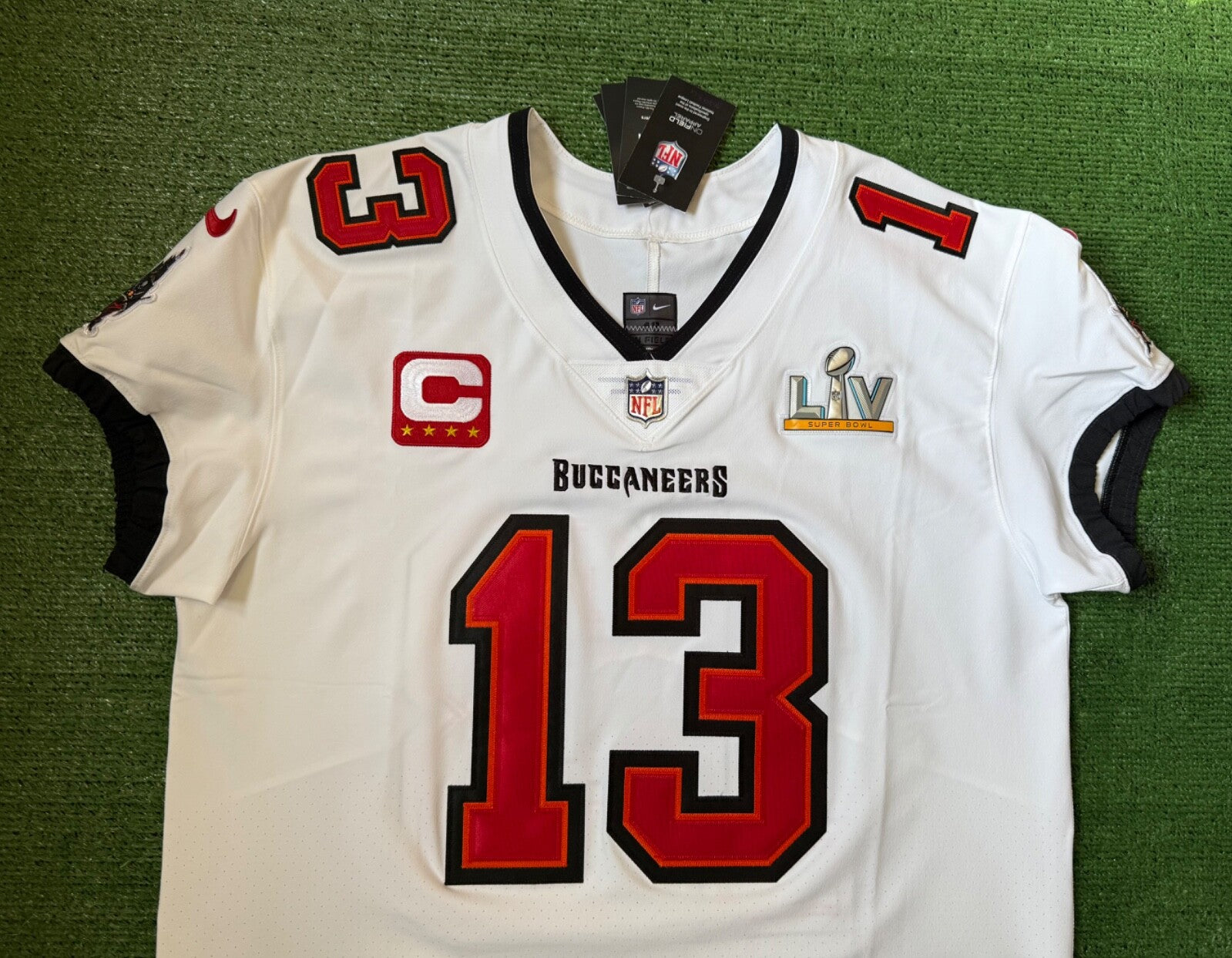 Mike Evans Tampa Bay Buccaneers Jersey #13 Nike Vapor Elite White Size 48 (XL) NFL