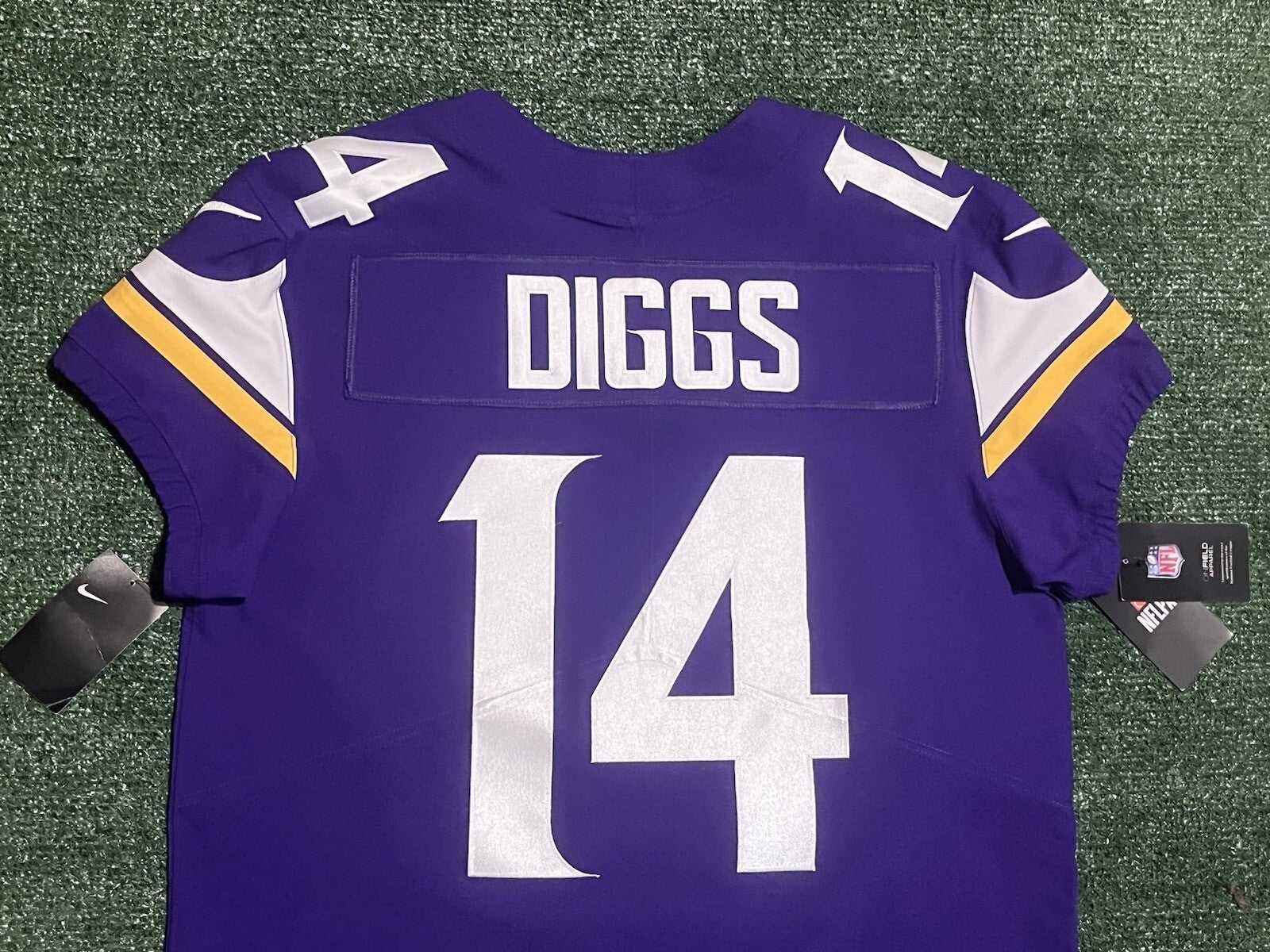 Stefon Diggs Minnesota Vikings Jersey #14 Nike Vapor Elite Purple Size 44 (Large) NFL