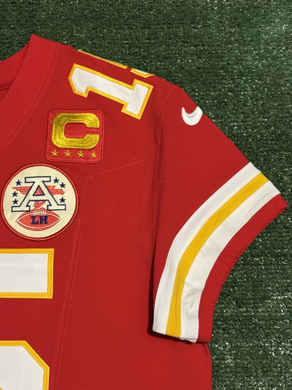 Patrick Mahomes Kansas City Chiefs Jersey #15 Nike Vapor FUSE Elite Red Size 48 (XL) NFL