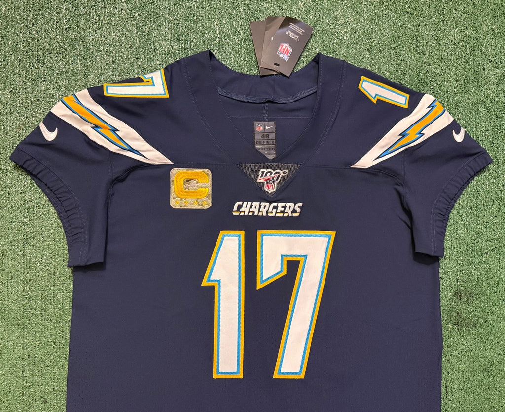Philip Rivers Los Angeles Chargers Jersey #17 Nike Vapor Elite Navy Size 48 (XL) NFL