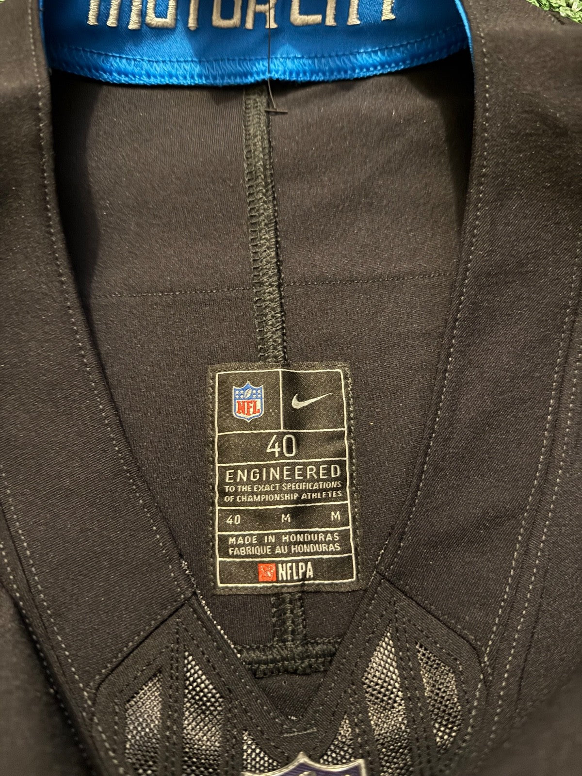 Aidan Hutchinson Detroit Lions Jersey #97 Nike Vapor FUSE Elite black size 40 (Medium) NFL