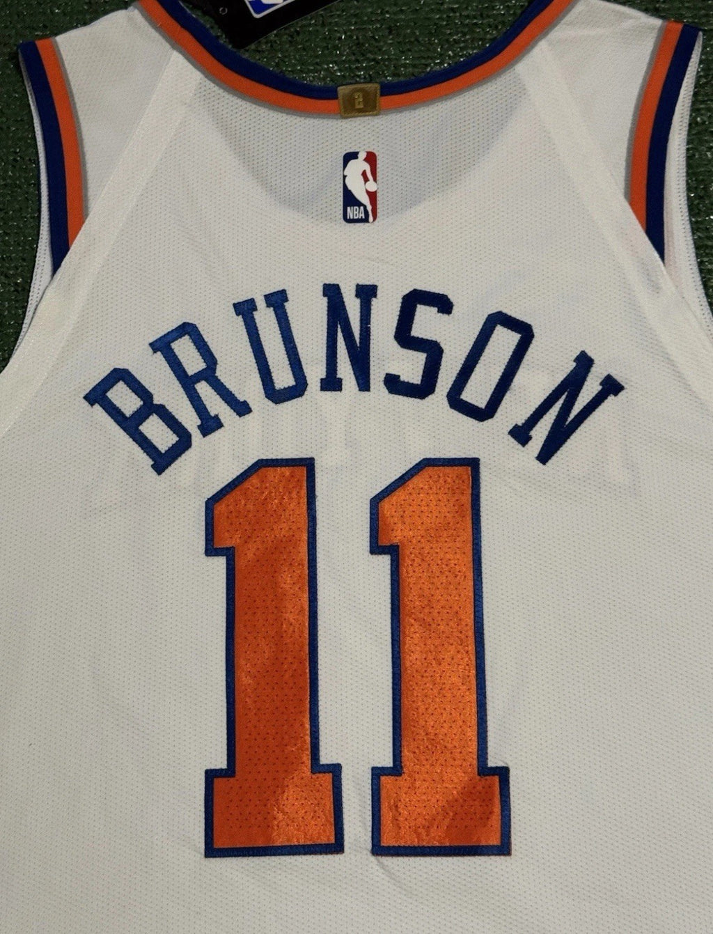 Jalen Brunson New York Knicks Jersey #11 Nike VaporKnit Authentic White Size 52 (XL) NBA