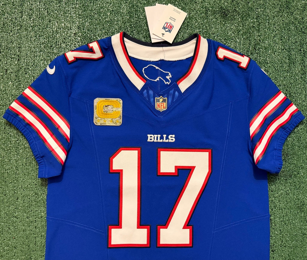 Josh Allen Buffalo Bills Jersey #17 Nike Vapor Fuse Elite Blue Size 40 (M) NFL