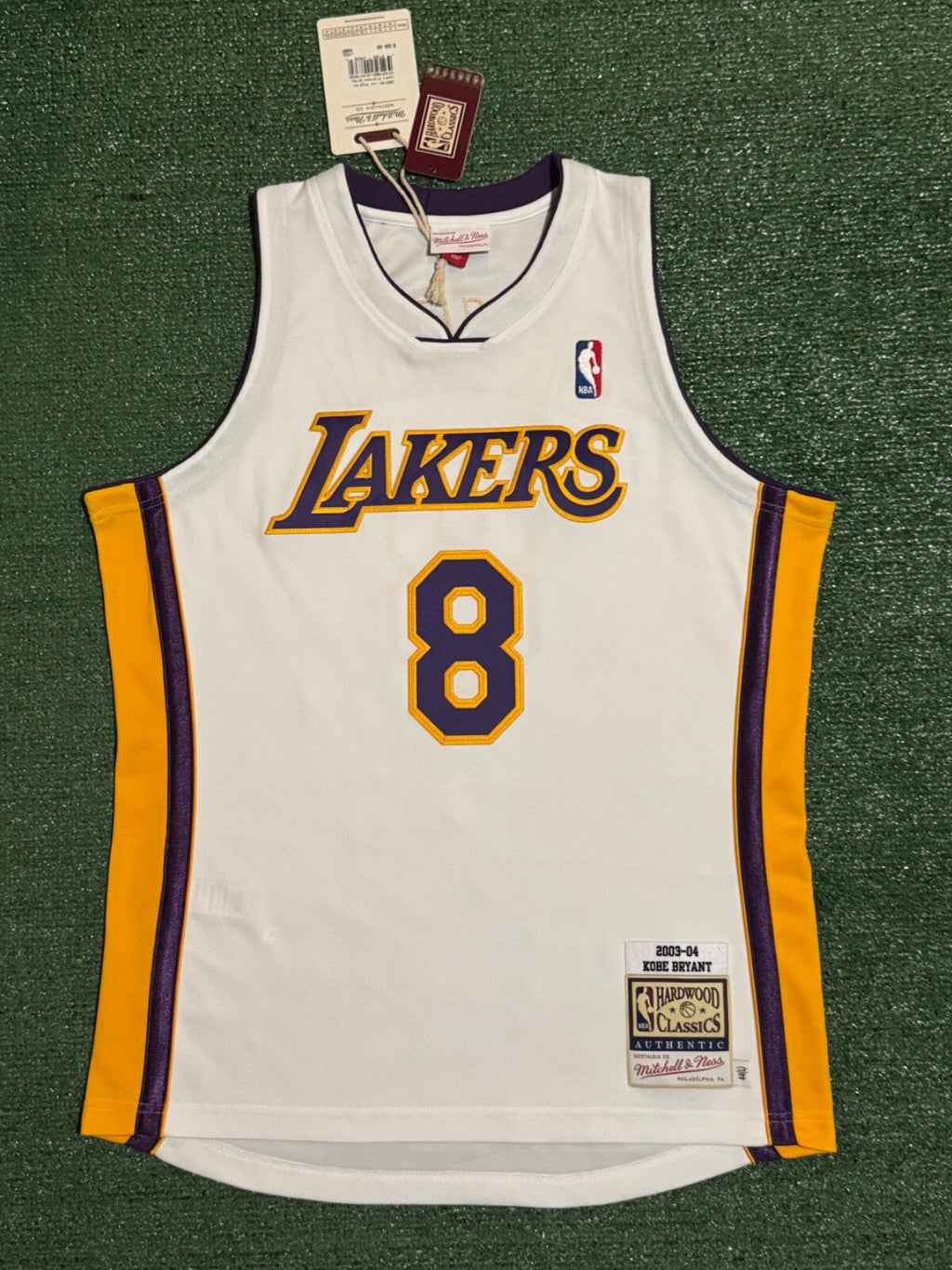 Kobe Bryant Los Angeles Lakers Jersey #24 Mitchell & Ness Authentic White Size 44 (L) NBA