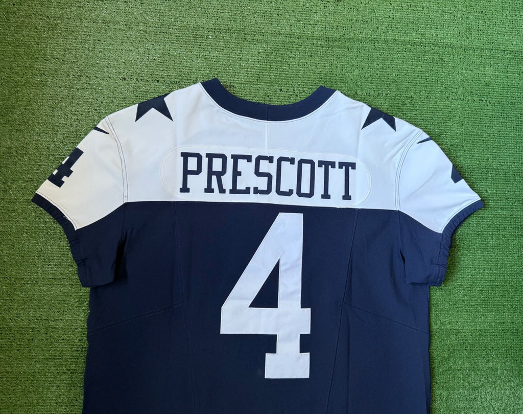 Dak Prescott Dallas Cowboys Jersey #4 Nike Vapor Fuse Elite Navy Size 48 (XL) NFL