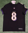 Lamar Jackson Baltimore Ravens Jersey #8 Nike Vapor FUSE Elite Black Size 44 (L) NFL