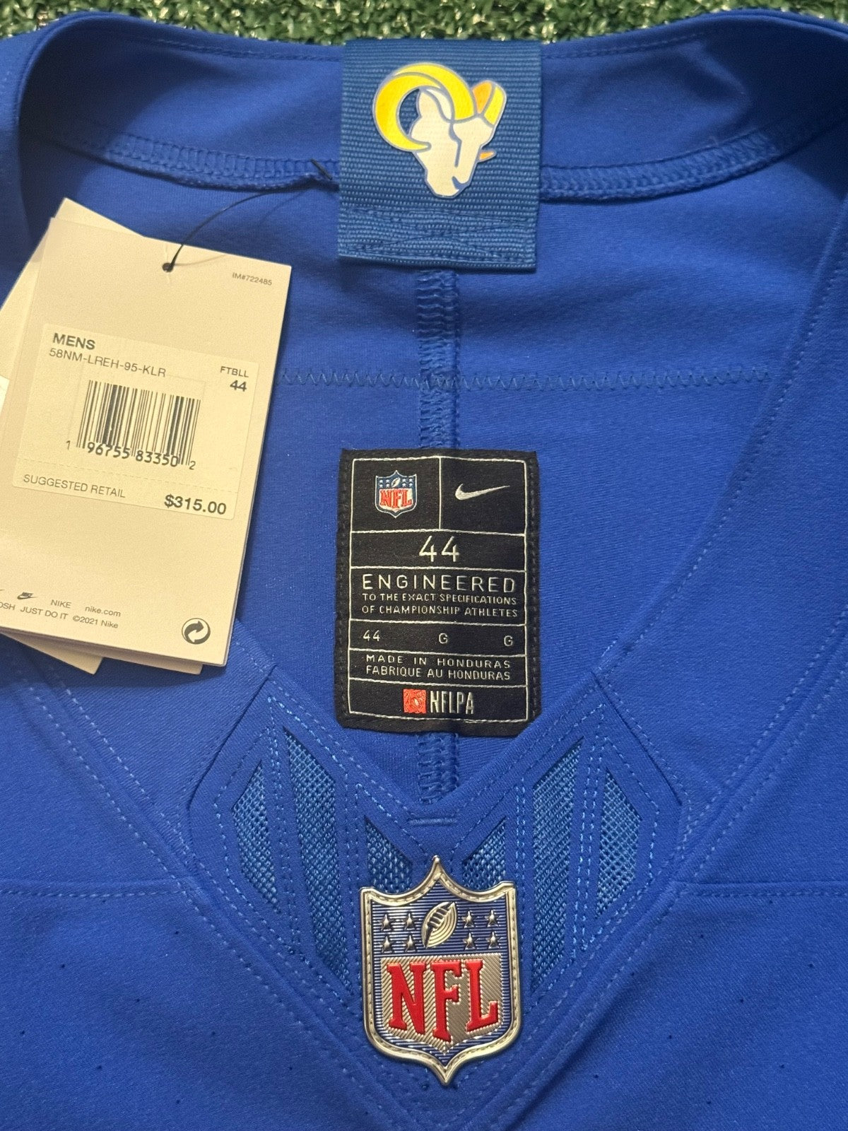 Matthew Stafford Los Angeles Rams Jersey #9 Nike Vapor FUSE Elite blue Size 44 (Large) NFL