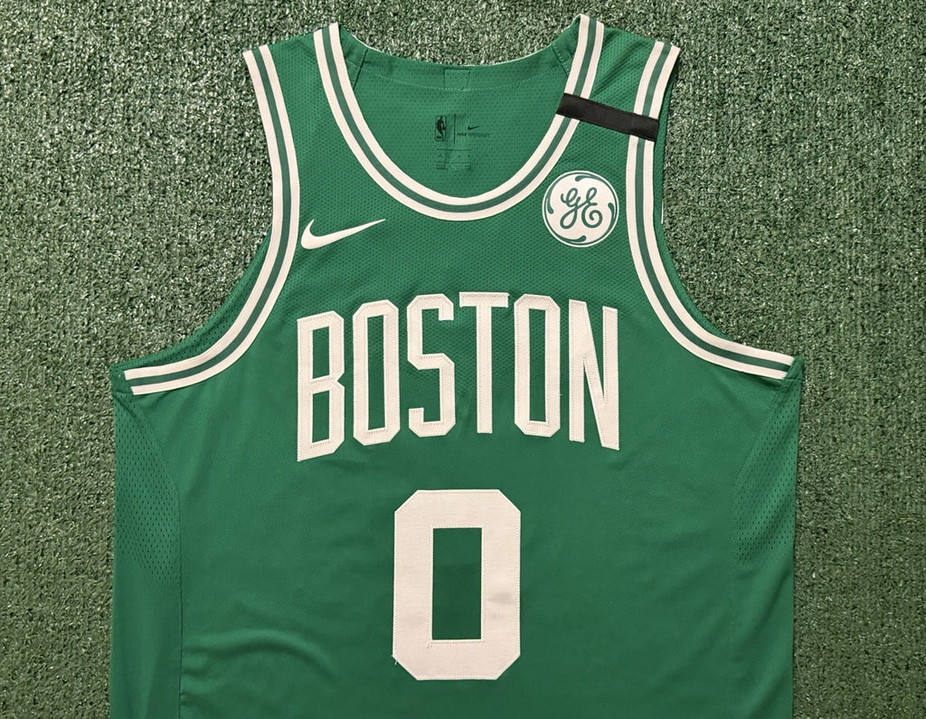 Jayson Tatum Boston Celtics Jersey #0 Nike Aeroswift Authentic Green Size 48 (Large) NBA