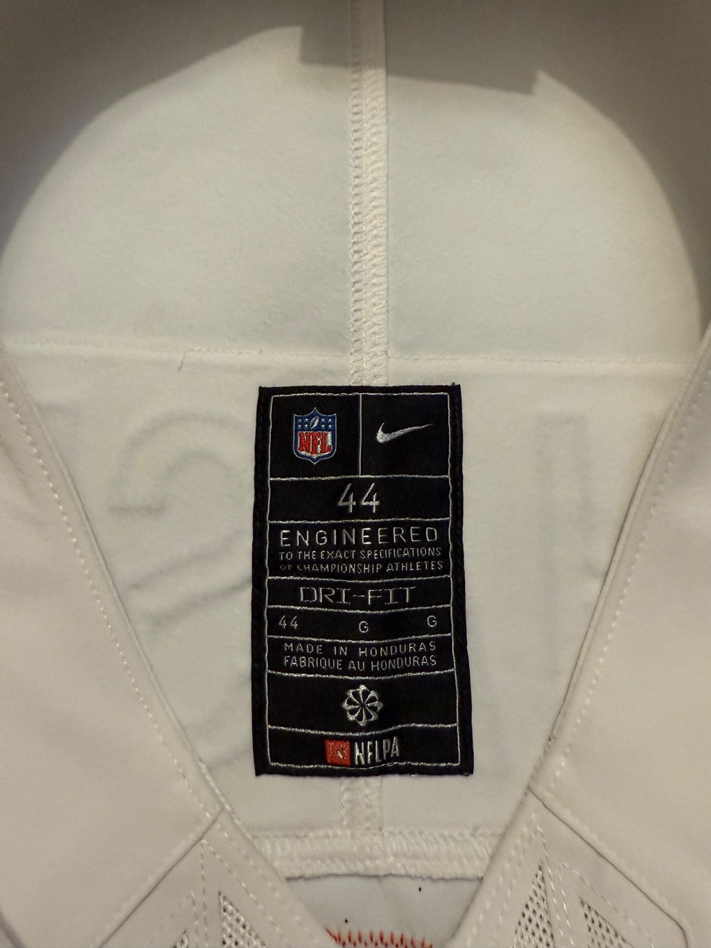 Ja'Marr Chase Cincinnati Bengals Jersey #1 Nike Vapor Fuse Elite White Size 44 (L) NFL