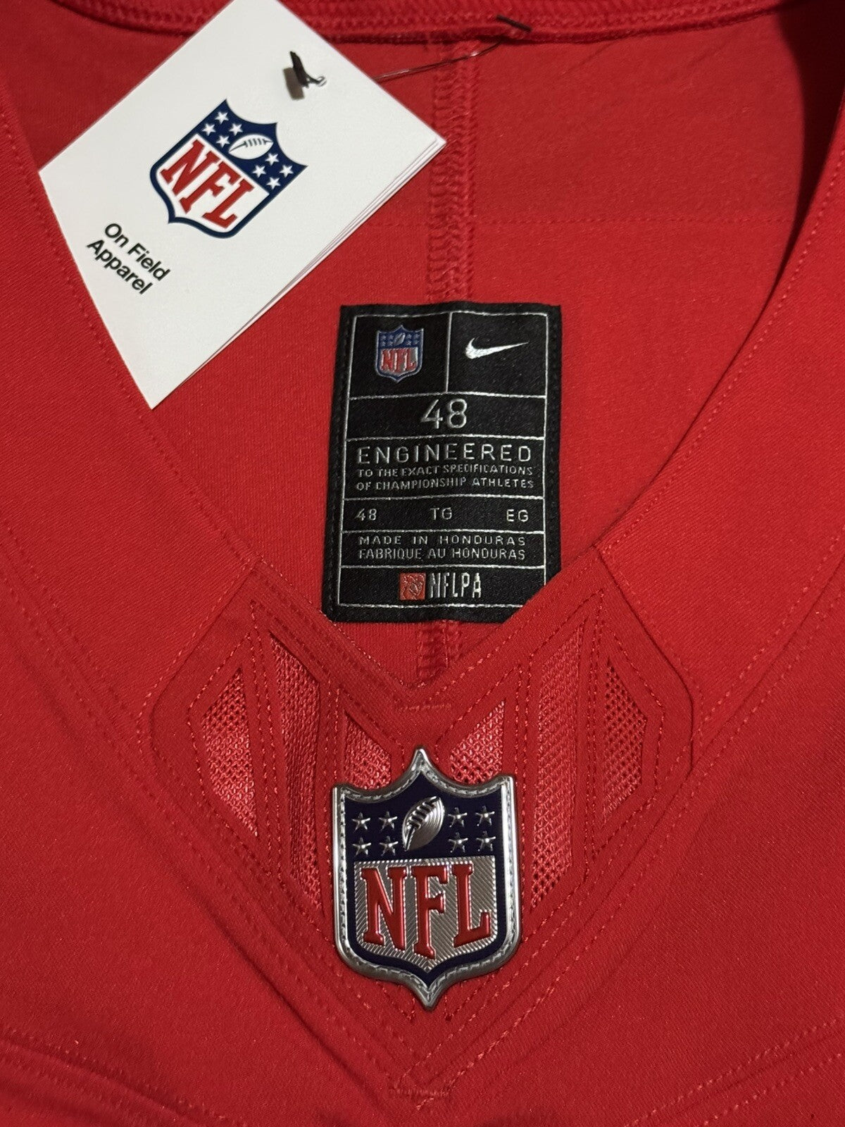 Patrick Mahomes Kansas City Chiefs Jersey #15 Nike Vapor FUSE Elite Red Size 48 (XL) NFL