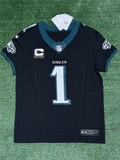 Jalen Hurts Philadelphia Eagles Jersey #1 Nike Vapor FUSE Elite Black size 40 (Medium) NFL