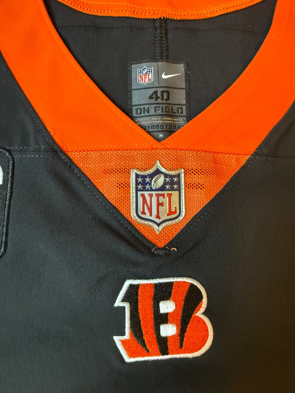 Joe Burrow Cincinnati Bengals Jersey #9 Nike Vapor Elite Black Size 40 (M) NFL