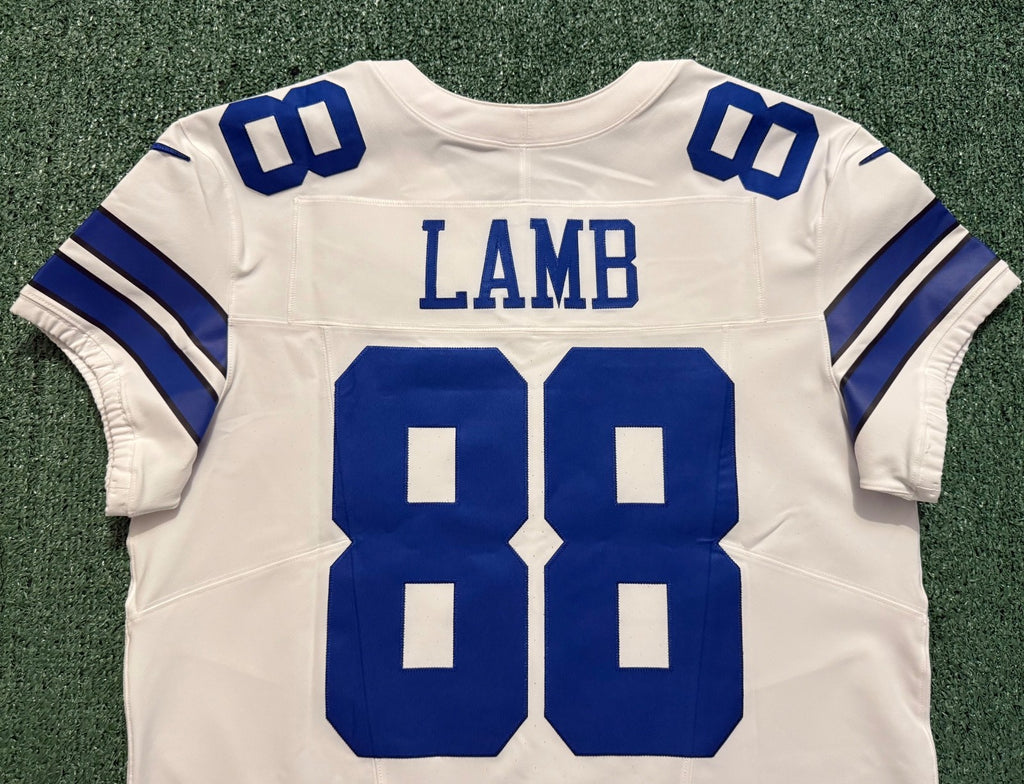 Ceedee Lamb Dallas Cowboys jersey #88 Nike Vapor FUSE Elite White size 48 (XL) NFL