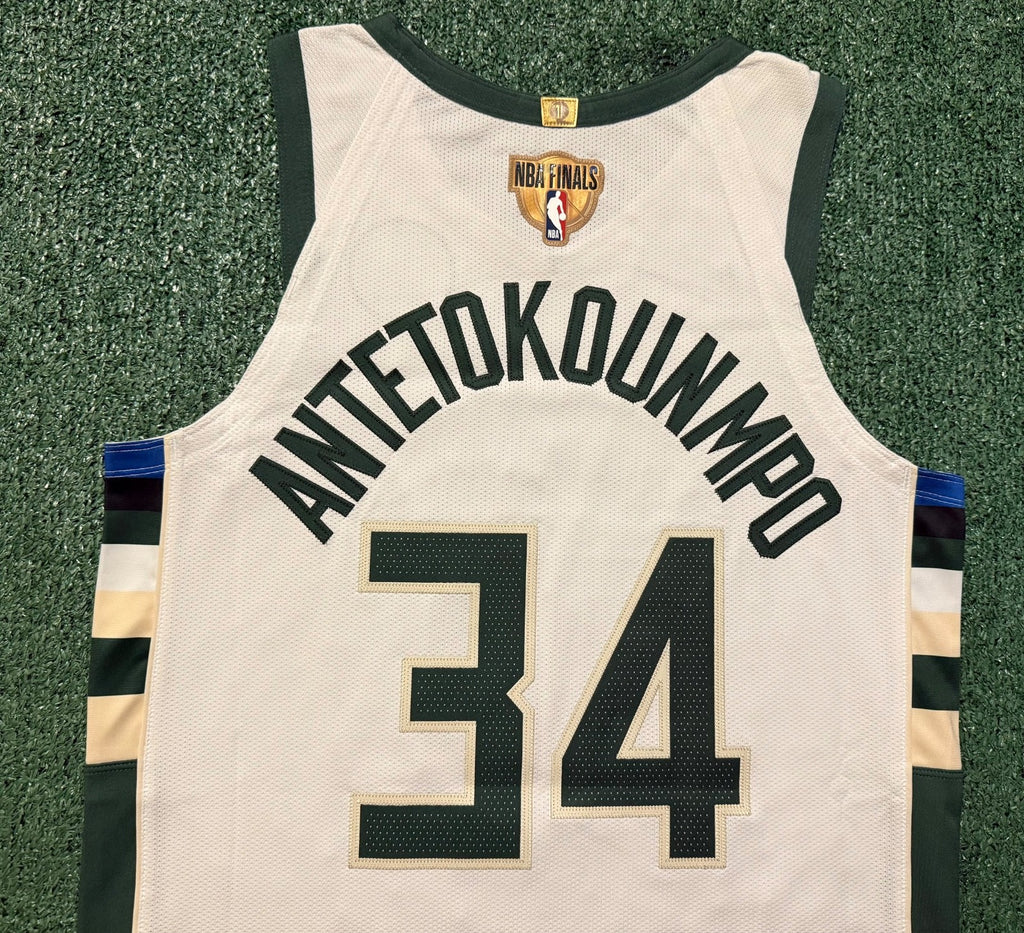Giannis Antetokounmpo Milwaukee Bucks Jersey #34 Nike Vaporknit Authentic White Size 44 (Medium) NBA