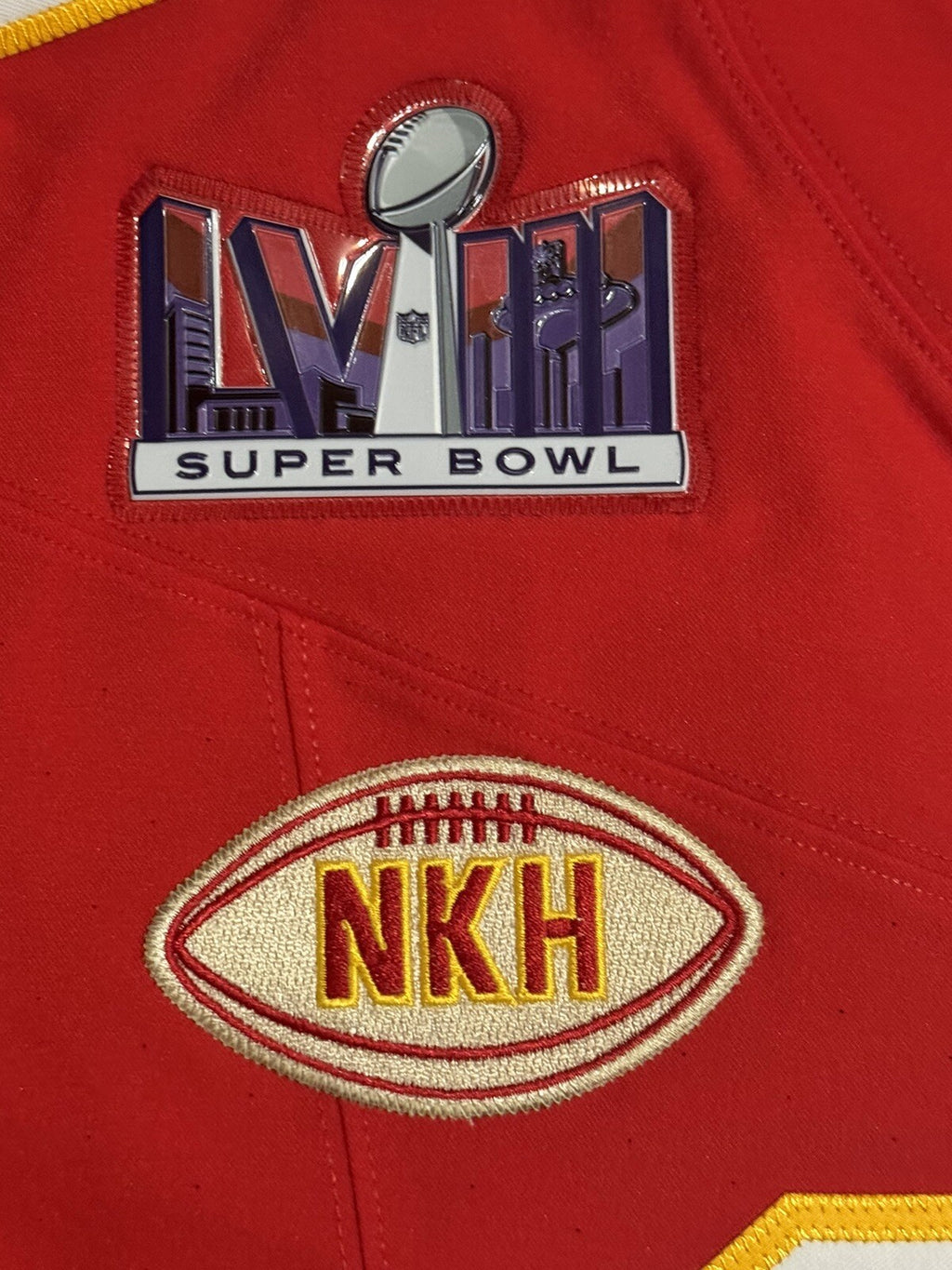 Patrick Mahomes Kansas City Chiefs Jersey #15 Nike Vapor FUSE Elite Red Size 44 (L) NFL