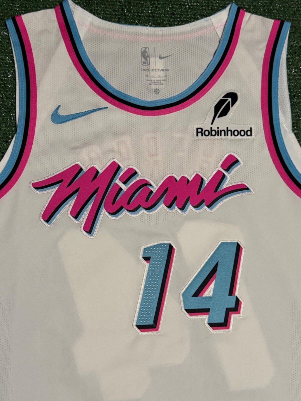 Tyler Herro Miami Heat Jersey #14 Nike ADV Authentic White Size 48 (Large) NBA