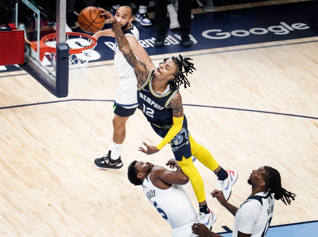 Ja Morant Memphis Grizzlies Jersey #12 Nike ADV Authentic Blue Size 52 (XL) NBA