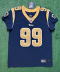 Aaron Donald Los Angeles Rams Jersey #99 Nike Vapor Elite Blue Size 44 (Large) NFL