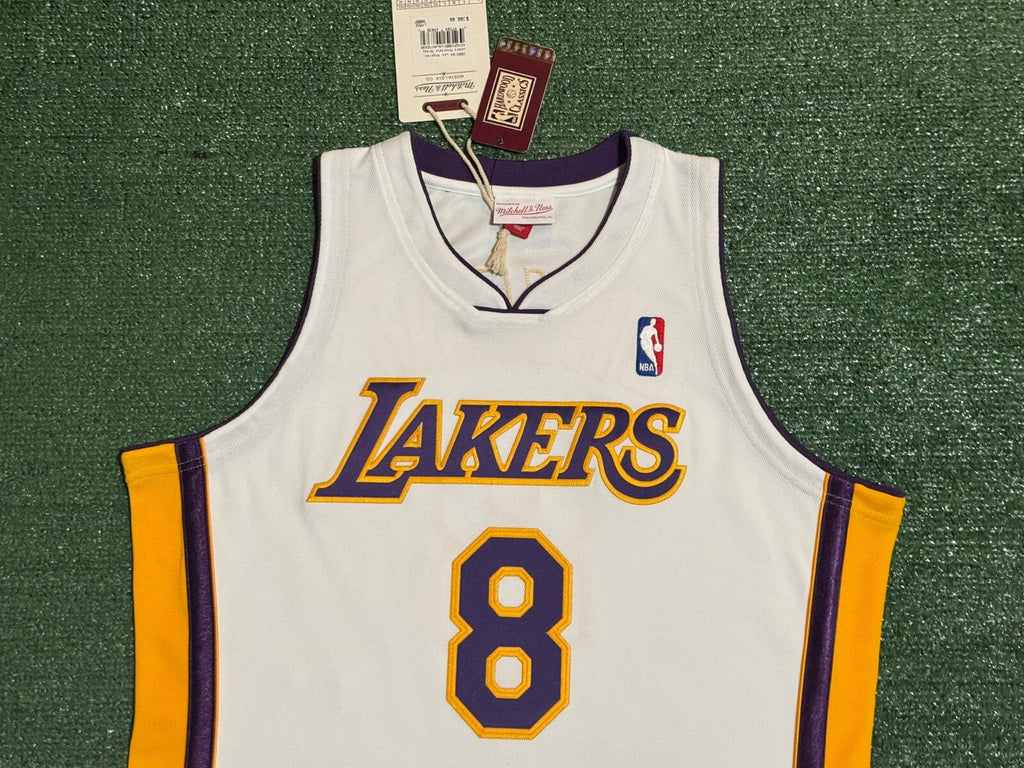 Kobe Bryant Los Angeles Lakers Jersey #24 Mitchell & Ness Authentic White Size 44 (L) NBA