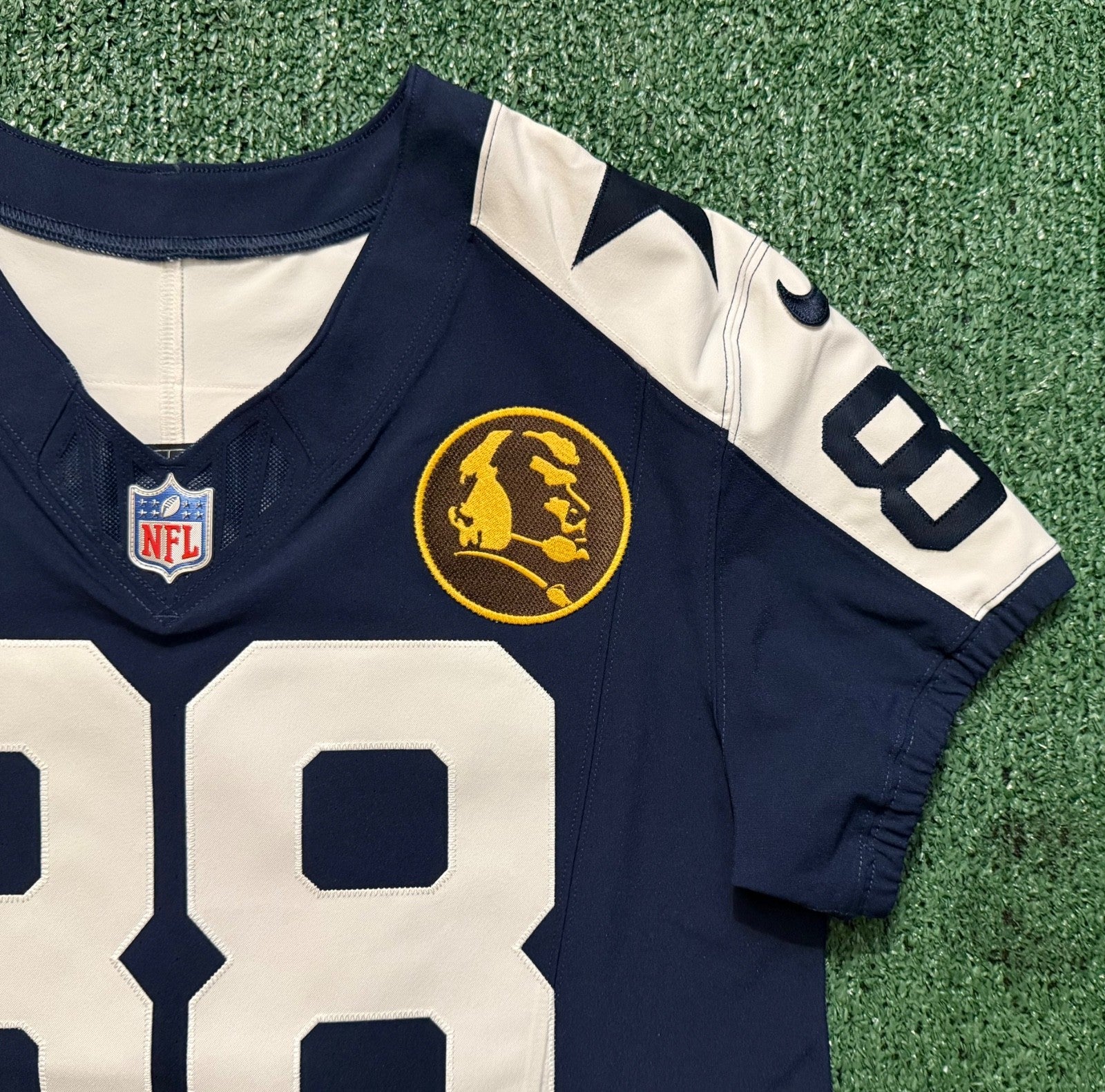 Ceedee Lamb Dallas Cowboys jersey #88 Nike Vapor FUSE Elite Navy size 40 (Medium) NFL